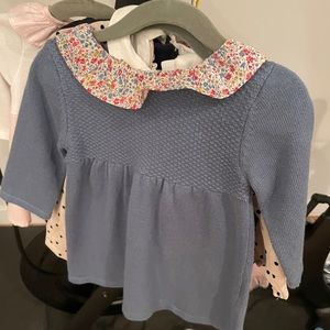 Blue Sweater Dress. Size 12M.